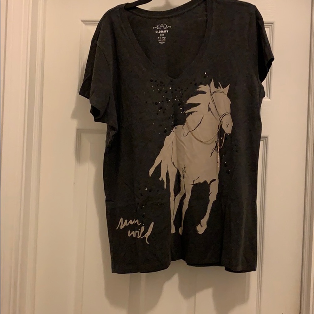 Graphic Tee w/ embellishments